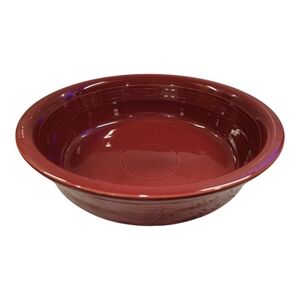 Classic Rim 10 1/2 Inch Extra Large Serving Bowl 80 OZ Cinnabar